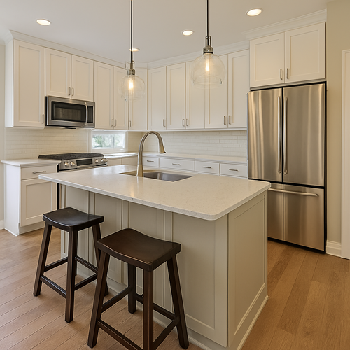 newly remodeled kitchen